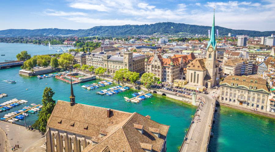 Top-Autovermietungsoptionen am Flughafen Zürich